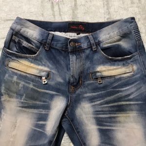 Men’s EMBELLISH Williamson Biker Jeans